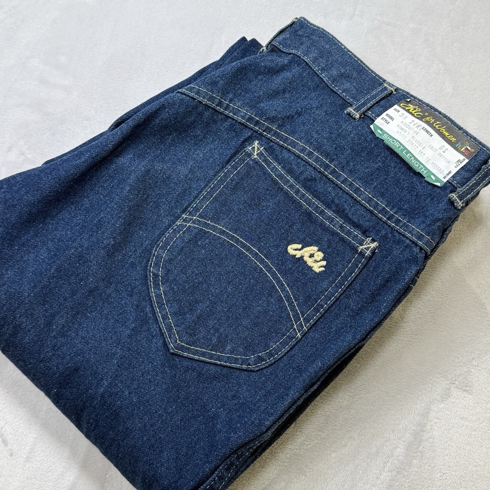 Vintage Chic H.I.S. Womens Jeans 38 Short USA‎ Made Deadstock NWT  Mom Denim 80s